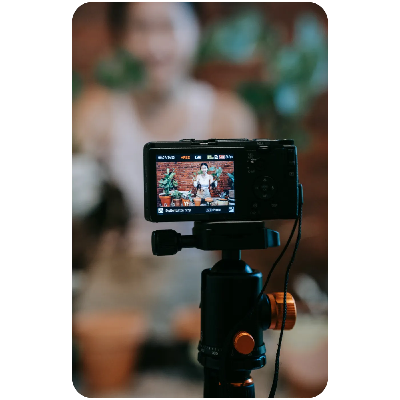 Câmera gravando